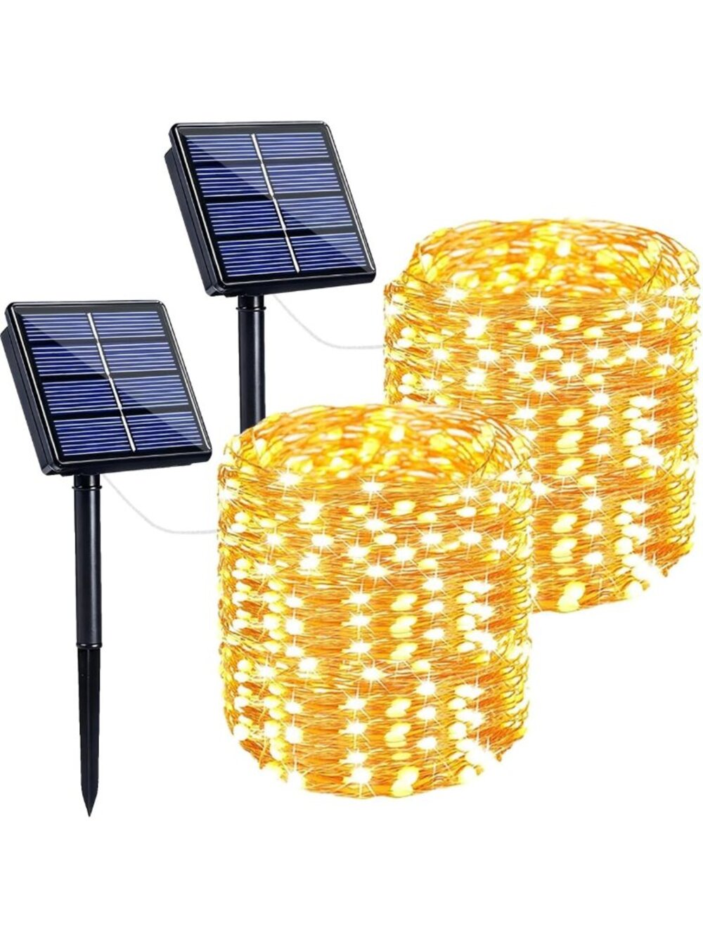 144FT Solar String Lights - 400LED Waterproof Fairy Lights for Outdoor Decor, 8